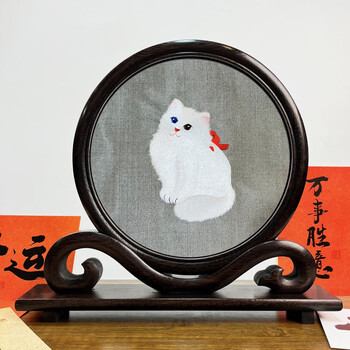 中國美術 七宝焼 景泰蓝 猫 蝶々 蘇繡 雙面繡 中國美術 七宝焼 景泰蓝 猫 蝶々 蘇繡 雙面繡 中國美術 七宝焼 景泰蓝