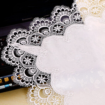 电脑罩笔记本盖布蕾丝绣具小家电多用防尘布打印机欧式防尘布 082款