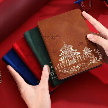 朗捷2026年日程本小号每日计划本皮面效率手册随身日历记事本学习计划笔记本时间管理规划本可定制