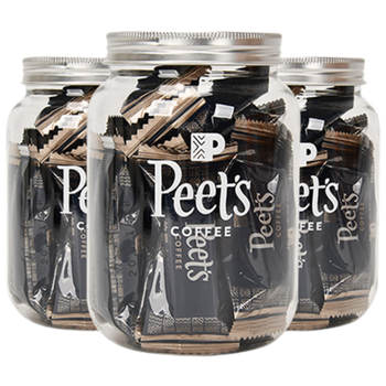 Peet's Coffee皮爷peets 伯爵太妃糖扁桃仁杏仁焦糖网红独立包装 15颗*3罐
