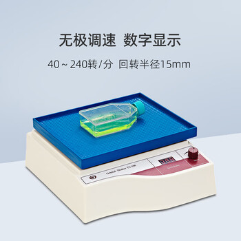 其林贝尔 脱色摇床TS-100 回旋往复式数显无极调速实验室多功能小型转移脱色振荡器