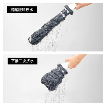 五月花拧水拖把45CM1布138CM必卡锁自拧水家用一拖净免手洗2026大号拖布