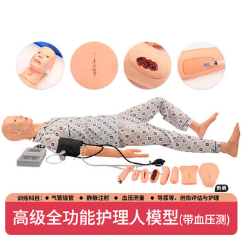 勤良高级全功能护理训练模型创伤评估外科缝合包扎护理训练模拟人导尿灌肠练习气管插管训练模型血压测量QL/H2400 勤良高级全功能护理训练模型创伤评估外科缝合包扎护理训练模拟人导尿灌肠练习气管插管训练模型血压测量QL/H2400