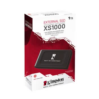 金士顿（Kingston）1TB  USB3.2 Gen 2 移动固态硬盘（PSSD）XS1000 传输速度1050MB/s 轻巧时尚 笔记本电脑外接