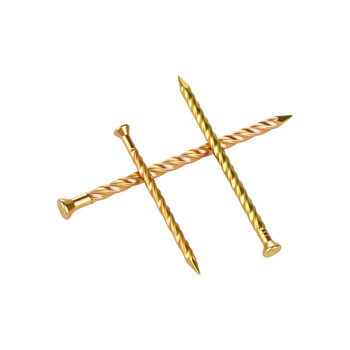 永利尚  麻花钉防松螺纹钉龙骨钉木工钉子铁钉全规格地板钉 80（1斤装约85颗）