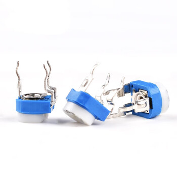 佰达特 RM065卧式蓝白可调电位器1K2K5K10K20K50K100R200K500K1M 201 501 204 （200K）（130只）