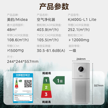 美的(Midea)【母婴级】空气净化器鼻炎家用除甲醛除烟味异味过敏原空气净化机森林家L1 Lite 美的(Midea)【母婴级】空气净化器鼻炎家用除甲醛除烟味异味过敏原空气净化机森林家L1 Lite