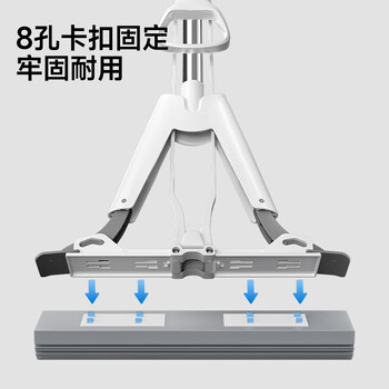 五月花海绵拖把33cm2头家用一拖净免手洗2026吸水拖地神器胶棉墩布拖布