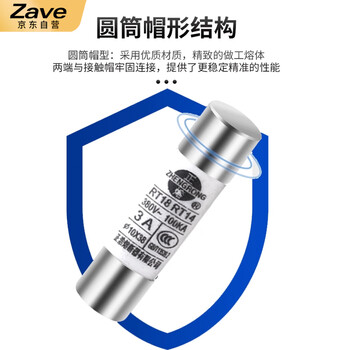 ZAVE 熔断器陶瓷保险丝管 R017 22*58 100A(5只) ZAVE 熔断器陶瓷保险丝管 R017 22*58 100A(5只)