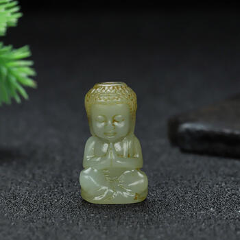 激安　中国古玩　砡　古玉　和田玉　　清時代　極上　和田白玉(F-72) 中国和田玉 中国美術 時代物 白玉 骨董品 中国古玩 和田白玉 極細工