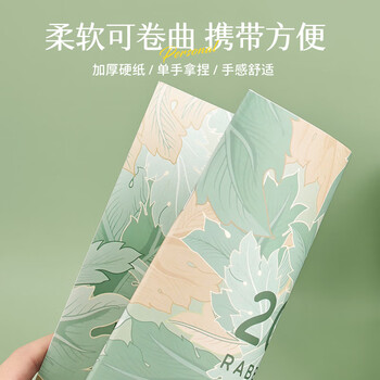 优必利 2026年工作小秘书A5效率手册 日计划本 月/年计划本日程本【千叶绿+千叶蓝】2本组合装 优必利 2026年工作小秘书A5效率手册 日计划本 月/年计划本日程本【千叶绿+千叶蓝】2本组合装