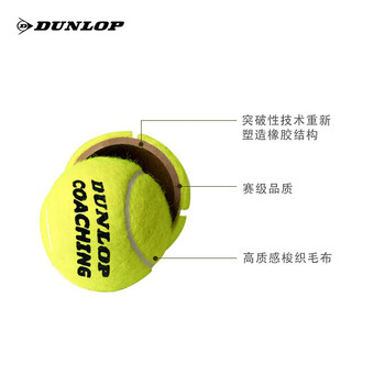 邓禄普（DUNLOP）训练网球袋装无压球48粒COACHING系列10269897