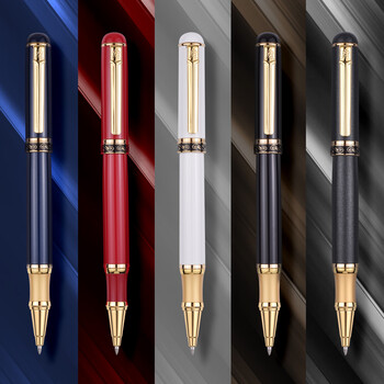 梦特娇（MONTAGUT）【热门商品】签字笔礼盒男士经典商务重手感书写宝珠笔生日礼物凡尔赛黑色金夹0.5mm