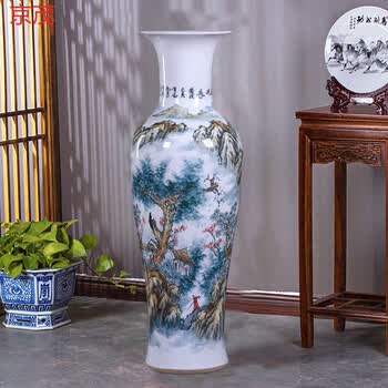 景德镇青花瓶型号规格- 京东