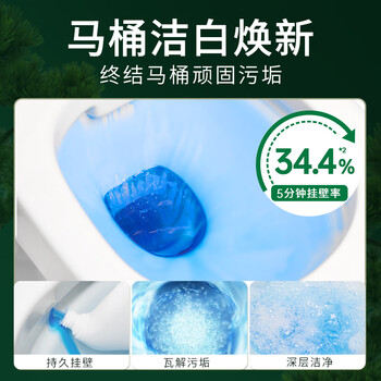 蔬果园洁厕灵阳光松木500g洁厕液厕所马桶清洁剂去污除味有效抑菌