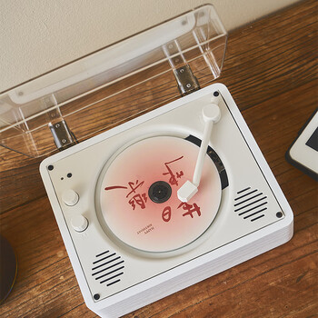 贝德SG1883A一体式CD机蓝牙CD蓝牙播放机唱片机造型音响cd机桌面音响颜值复古音响