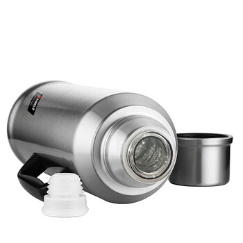 SIMELO全钢保温壶热水瓶玻璃内胆暖壶热水壶学生宿舍保温瓶开水瓶2L本色 SIMELO全钢保温壶热水瓶玻璃内胆暖壶热水壶学生宿舍保温瓶开水瓶2L本色