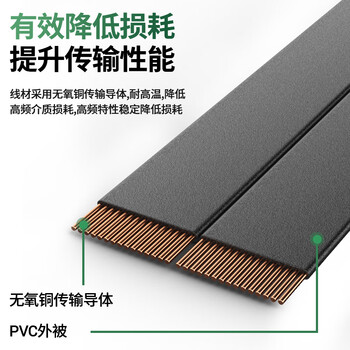科乐浦（KELEPU）PCIE3.0 X4显卡延长线 pcie x4 3.0延长线 5厘米 服务器级全速无衰减 180度 黑色