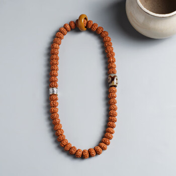 龍紋財神天珠 天法21財神供水紋二十一眼天珠– 添晴天珠文玩龍宮舍利