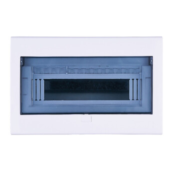 家用配电箱 强电箱 10位12回路空开箱13暗装盒铁底空气开关盒电控