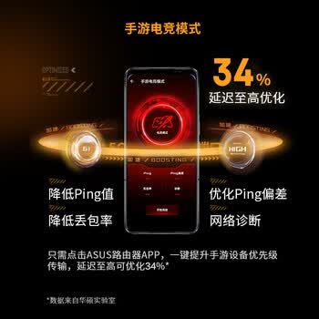 华硕（ASUS）TUF小旋风WiFi7电竞路由器 家用无线千兆穿墙王路由 全屋WiFi7套装Aimesh随心组