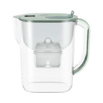 倍世滤水壶家用过滤净水器厨房客厅通用 益家系列 4.3L（沧浪青）一壶6芯 镁离子滤芯