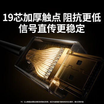 绿联Mini HDMI转HDMI2.0转接线4K60Hz高清转换线笔记本电脑平板相机便携屏连显示器投影仪电视3米10118