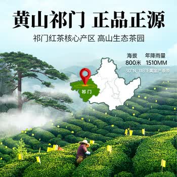 七律特级祁门红茶2026新茶头采金针200g自营茶叶礼盒装送礼长辈领导