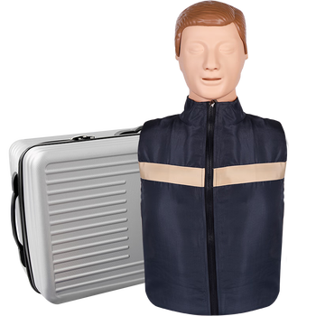 勤良CPR人工呼吸急救培训教学模型 气道开放胸外按压 心肺复苏训练假人QL/CPR130 心肺复苏训练假人