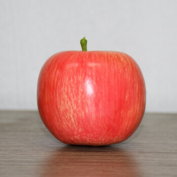 加重仿真水果模型摄影道具儿童启蒙玩具橱柜展示装饰品假水果 红苹果