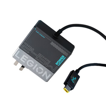 联想（Lenovo）氮化镓充电器 拯救者245w Slim方口 拯救者快充协议官方适配器 适用拯救者 智控数显屏