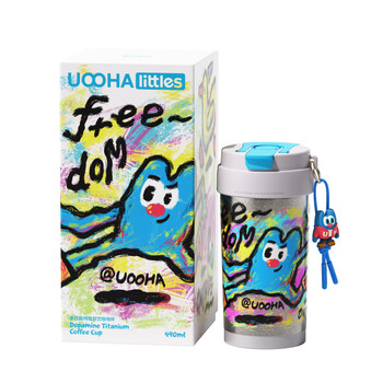 UOOHA多巴胺纯钛保温杯钛杯水杯送女士儿童生日礼物高颜值吸管咖啡杯子 UOOHA多巴胺纯钛保温杯钛杯水杯送女士儿童生日礼物高颜值吸管咖啡杯子