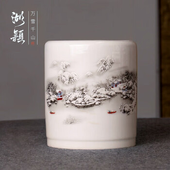 陶瓷香菇头笔筒型号规格- 京东