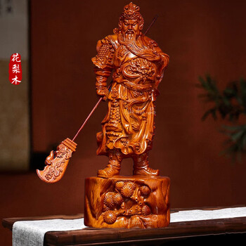 木雕关公武财神价格报价行情- 京东