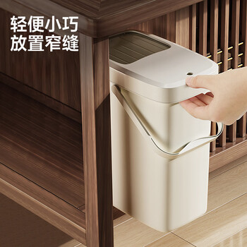 五月花茶渣桶滤茶桶 10L茶叶茶水垃圾桶排水管茶具茶漏废水桶时尚带盖