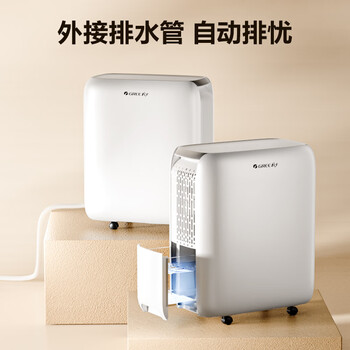格力（GREE）【低噪小体积】除湿机/抽湿机家用除湿量12升/天单间参考面积24平24H定时除湿器DH12EN