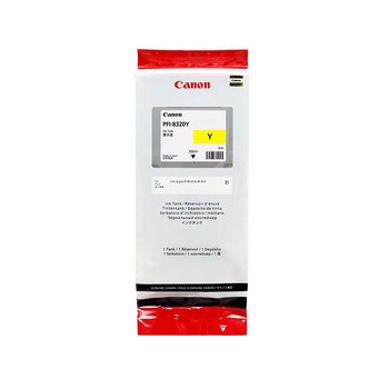 佳能（Canon）PFI-8320Y原装颜料墨盒墨水适用TM-5300/5305/5200/5205/GP-5200/5300大幅面打印机绘图仪