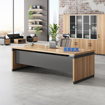 圣黎办公家具老板桌经理桌主管桌电脑桌单人办公桌椅1.6*0.8米单桌 圣黎办公家具老板桌经理桌主管桌电脑桌单人办公桌椅1.6*0.8米单桌