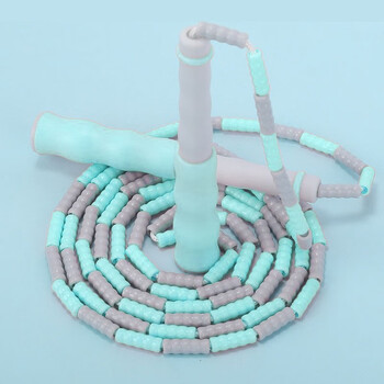 杜威克竹节跳绳小学生儿童幼儿园初学专用考试竞速运动健身专业绳