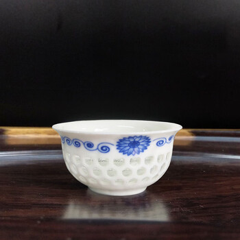 青花玲珑杯价格报价行情- 京东