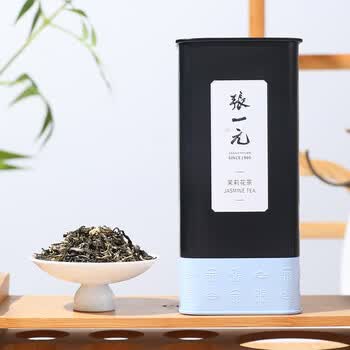 张一元茉莉花茶叶雪芽新春茶浓香型老北京特产伴手礼品送礼特种100g罐装