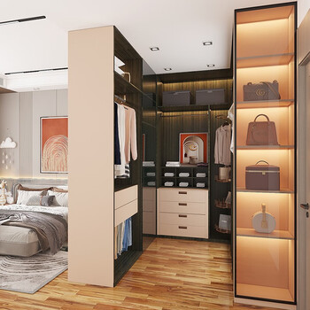 欧铂丽(oppolia)欧铂丽法式轻奢衣柜全屋定制整体走入式小户型家用