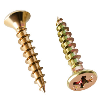 大和 纤维钉彩锌加硬十字平头自攻螺丝沉头木螺钉墙板钉干壁钉国标彩锌纤维板钉 4*35(50个) 大和 纤维钉彩锌加硬十字平头自攻螺丝沉头木螺钉墙板钉干壁钉国标彩锌纤维板钉 4*35(50个)