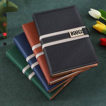 法拉蒙 2026年日程本365日一天一页时间管理每日计划表工作笔记本本子加厚手册便携手帐本可定制 A5-黑色 法拉蒙 2026年日程本365日一天一页时间管理每日计划表工作笔记本本子加厚手册便携手帐本可定制 A5-黑色