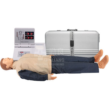 勤良QL/CPR490心肺复苏训练假人全身 CPR人工呼吸胸外按压急救训练模型 心肺复苏急救训练模拟人教学模型