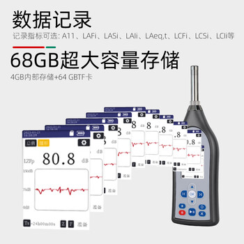 爱华AWA5662-B（低声级）噪音计厂界噪声测试仪检测专业声级计1级高精度分贝仪