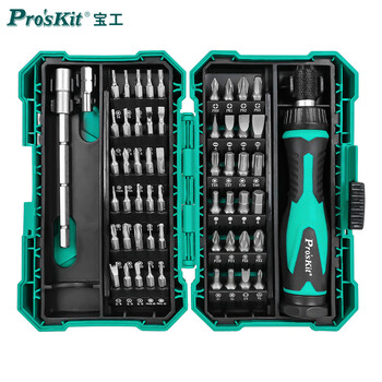 宝工（Pro'sKit）螺丝刀套装家用多功能螺丝批组套57合1工具维修拆机SD-9857M  