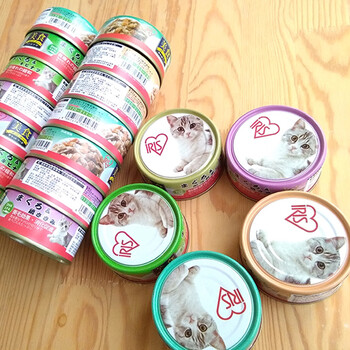 爱丽思（IRIS）猫罐头 成猫幼猫猫湿粮猫咪鱼肉罐头 猫零食宠物食品 5罐*100g口味混搭