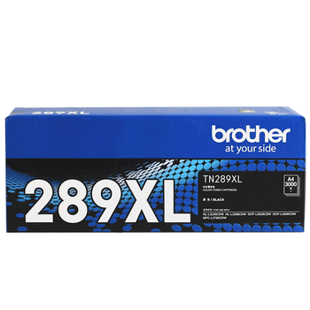 兄弟（brother）TN-289XL BK 原装黑色大容量碳粉墨粉盒 约3000页（适用DCP-L3228、L3288、L3528、L3568CDW）