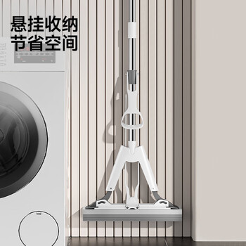 五月花海绵拖把33cm2头家用一拖净免手洗2026吸水拖地神器胶棉墩布拖布